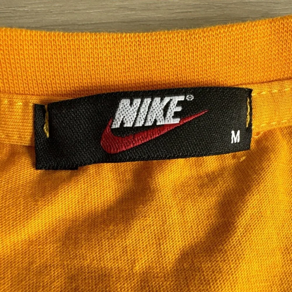 Vintage NIKE Orange Yellow Purple Lakers Shirt Men’s Size‎ Medium VTG